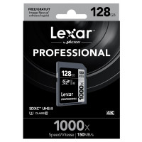 Lexar Professional SDXC 1000x 128GB  UHS-II Flash-Speicherkarte  LSD128CRBEU1000-22